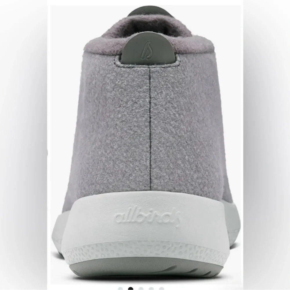 Allbirds women’s Wool Runner-Up Mizzle Light Gray high top shoes NIB - Picture 3 of 11